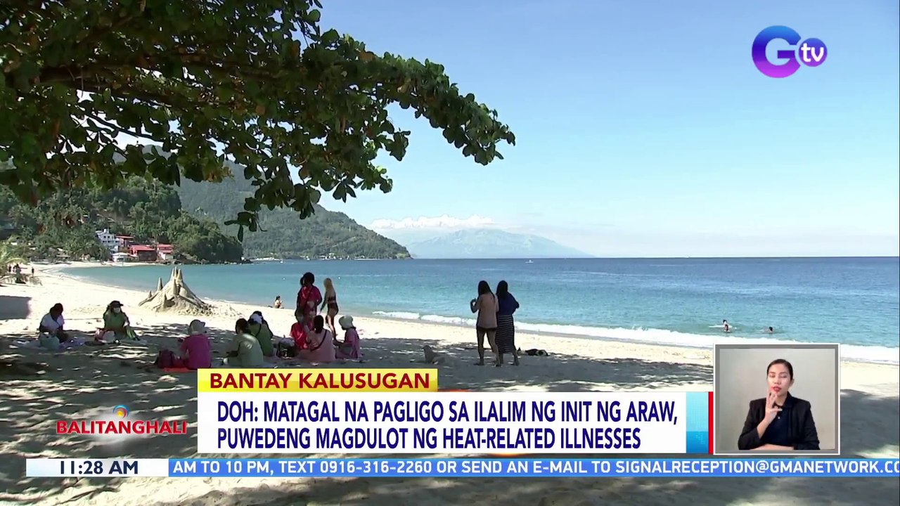 Matagal na pagligo sa ilalim ng init ng araw, puwedeng magdulot ng heat-related illnesses — DOH | BT