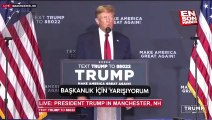 Donald Trump'tan, ABD Başkanı Joe Biden taklidi