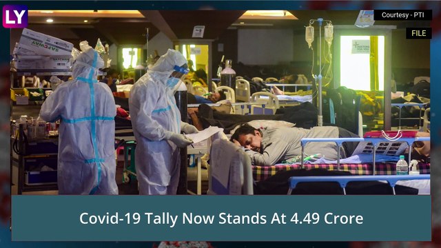 Covid-19 In India: 7,533 New Covid-19 Cases Recorded In Past 24 Hours; Active Cases Dip To 53,852