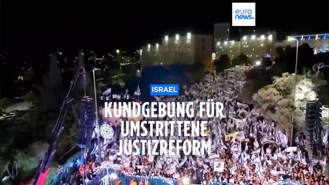 Riesige Kundgebung für Netanjahus Justizreform: Bald beschlossene Sache?