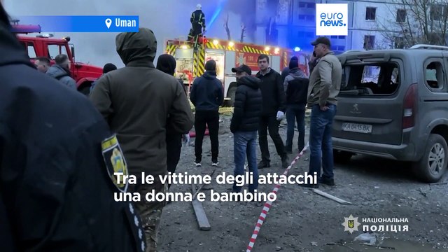 Ucraina, attacchi russi su diverse città. Almeno 5 i morti. Abbattuti 11 missili