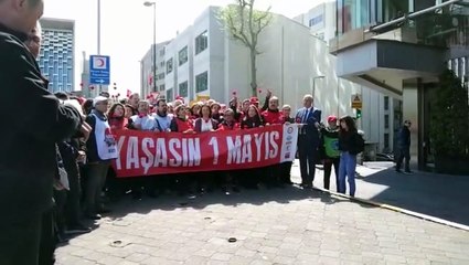 Kazancı Yokuşu'nda 1 Mayıs anması