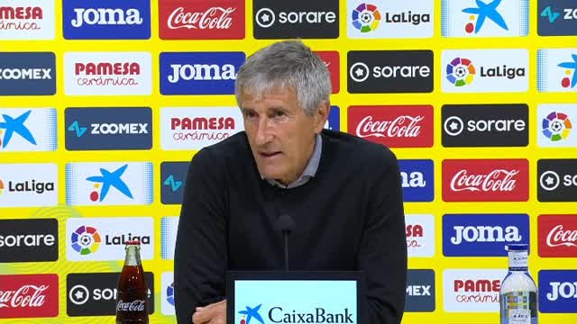 Quique Setién: La victoria siempre eleva el estado de ánimo, pero hay que seguir