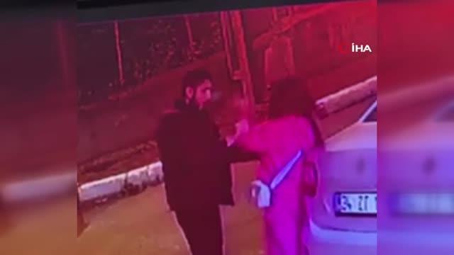 Pendik'te eski sevgili dehşeti... Genç kızı sokak ortasında böyle darp etti
