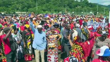 Mayotte: rassemblement en soutien à l’opération sécuritaire "Wuambushu"