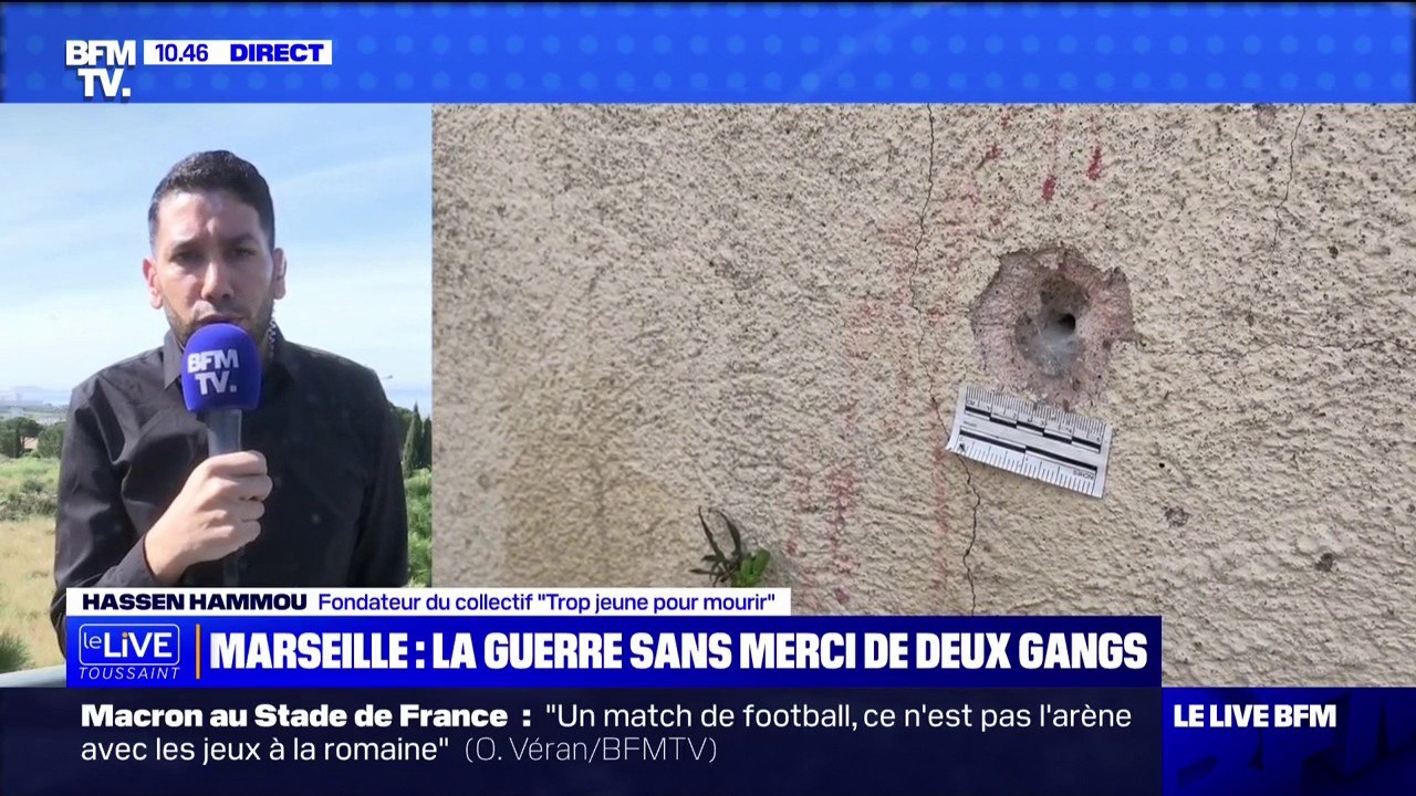 Marseille: pour Hassen Hammou (collectif "Trop jeune pour mourir"), "les habitants sont les grands pris en otage" des affrontements entre deux gangs