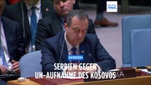 Serbien spricht sich gegen UN-Mitgliedschaft des Kosovos aus