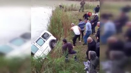 Aracı sulama kanalına düşen bir kişi hayatını kaybetti