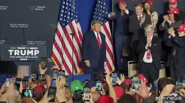Trump promette di schiacciare Joe Biden alle elezioni Usa 2024