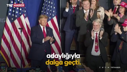 Trump, ABD Başkanı Biden'ı taklit ederek dalga geçti
