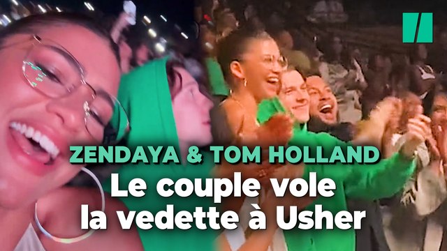 Zendaya et Tom Holland ont volé la vedette à Usher lors de son concert