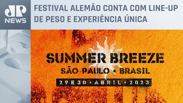 Summer Breeze Brasil traz bandas de rock e heavy metal ao Memorial da América Latina em SP