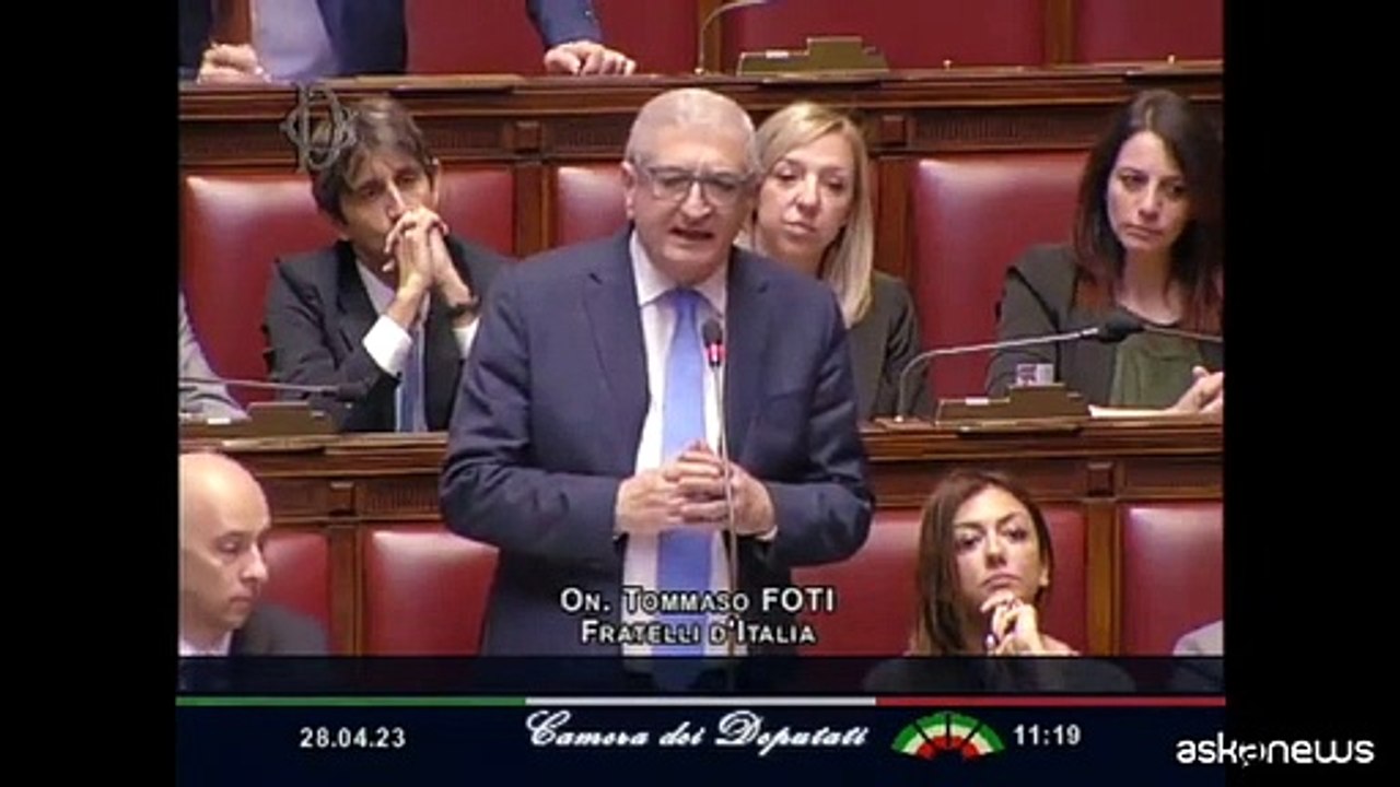 Foti (Fdi) chiede scusa a italiani e Meloni per "scivolone" Def