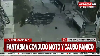 Fantasma motoquero causó pánico en las redes