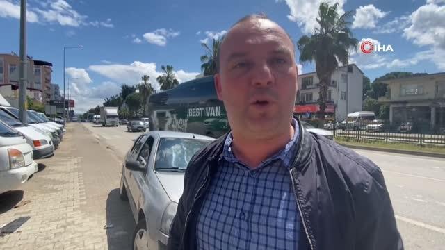 Otomobilin çarptığı öğrenci metrelerce böyle savruldu