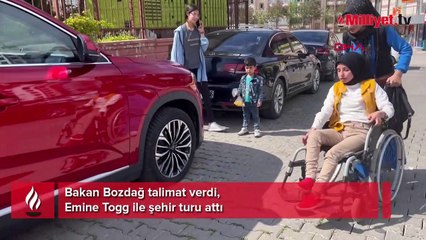 Bakan Bozdağ talimat verdi, Emine Togg ile şehir turu attı