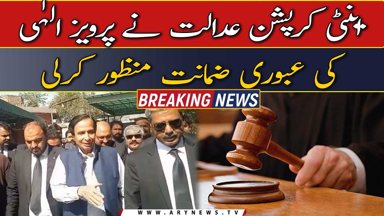 Anti-corruption court approves Pervaiz Elahi's interim bail