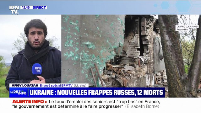 Ukraine: de nouvelles frappes russes ont fait 12 morts aux alentours de Dnipro