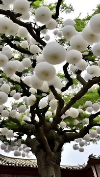 The flowers are as white as snow ️❄️