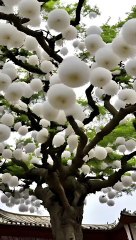 The flowers are as white as snow ️❄️