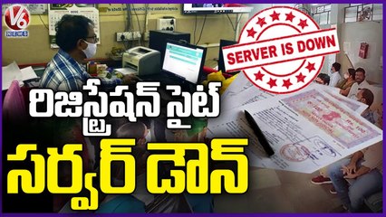 Registration Site Server Down Due To Technical Issue ,Public Who Booked Slot Face Difficulty_V6 News