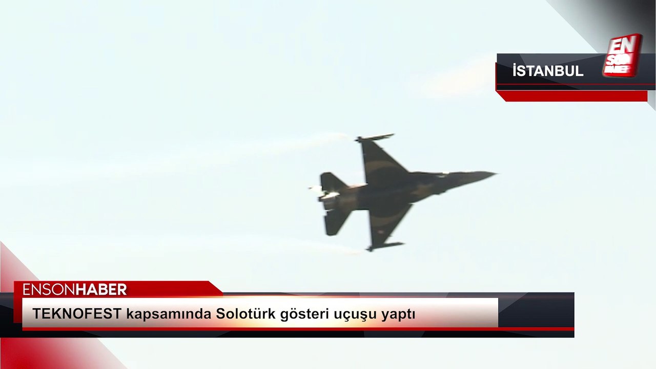 TEKNOFEST kapsamında Solotürk gösteri uçuşu yaptı