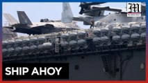 US assault ship docks in Manila port