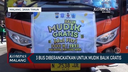 3 Bus Diberangkatkan Mudik Balik Gratis ke Jakarta dan Semarang