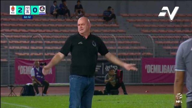 Ketua Jurulatih KL City, Bojan Hodak berang dengan keputusan pengadil