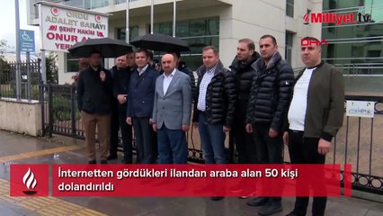Araba ilanı ile 50 kişi dolandırıldı