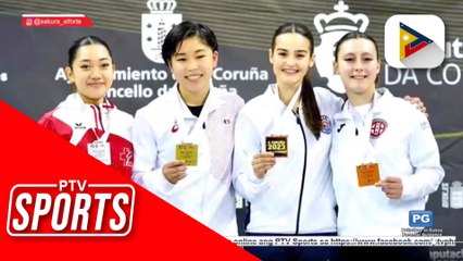 Sakura Alforte, nasungkit ang gold medal sa Karate 1 Youth League