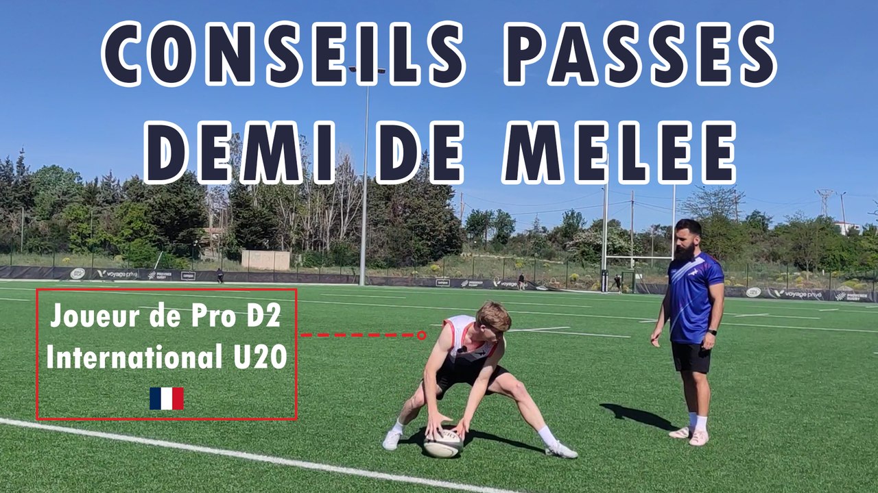 [RUGBY]  PASSE DE DEMI DE MELEE (feat. Simon Tarel  joueur de Prod2 - international U20)