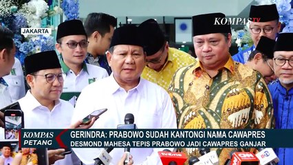 Beri Petunjuk Bakal Calon Wakil-nya, Prabowo: Kapasitas, Kredibilitas, dan Hasil Surveinya Lumayan