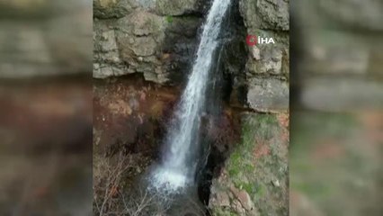 Bingöl'de kar suları eridi, şelaleler akmaya başladı