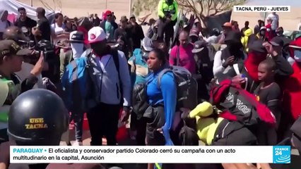 Download Video: Perú: miles de migrantes indocumentados varados en frontera con Chile