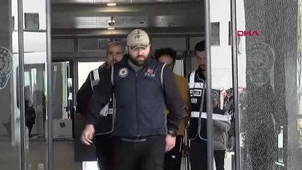 MİT'İN YURT DIŞINDA YAKALADIĞI PKK'LI TERÖRİST RASİM AKYOL HAVALİMANI POLİS MERKEZİNDEN ÇIKARILDI - 1