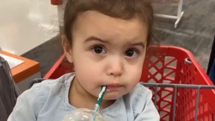 Baby girl is super confident that her uncle is a plus-size model