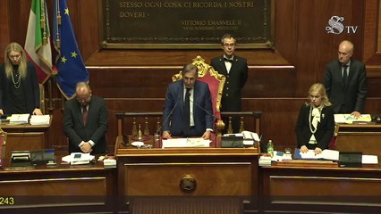 Senato, La Russa annuncia la morte di Andrea Augello