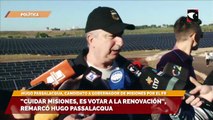 Cuidar Misiones, es votar a la renovación, remarcó Hugo Passalacqua