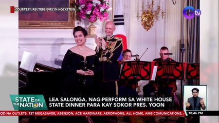 Lea Salonga, nag-perform sa White House State Dinner para kay SOKOR Pres. Yoon | SONA