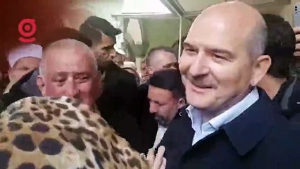 Soylu'ya '14 mayıs siyasi darbe girişimini' soran gazeteciye korumalardan engel