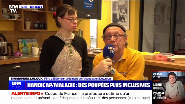 Emmanuel Laloux, père d’Éléonore et président de l’association Down Up: Il faudrait que les enfants perçoivent toutes ces différences pour qu'ils puissent les accepter