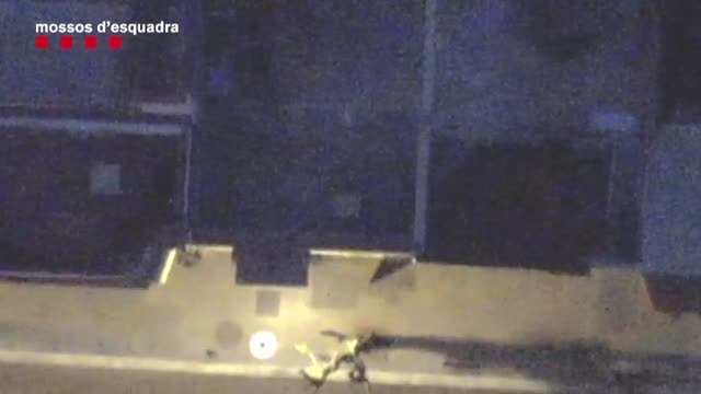 Un dron policial permite la captura de un ladrón que huía por los tejados de Barcelona
