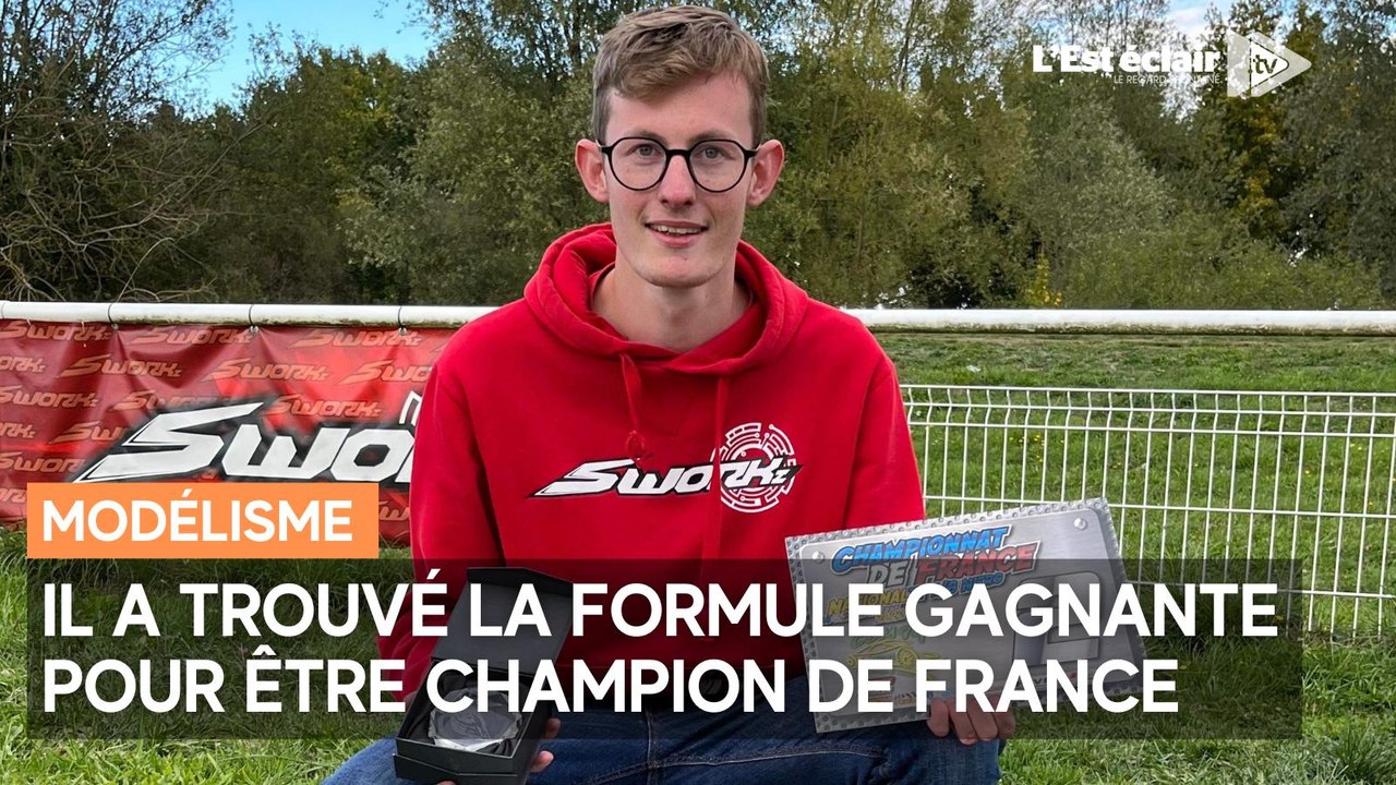 Louis Messe, 20 ans, passionné de modélisme automobile a trouvé la formule gagnante