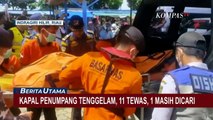 Kapal Penumpang Tenggelam di Indragiri Hilir Riau, 11 Tewas, 1 Masih Dicari