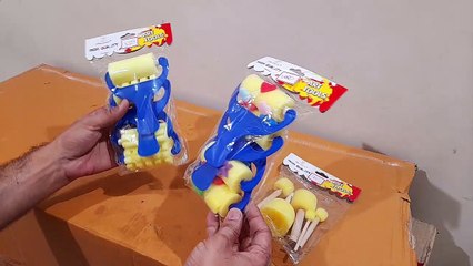 Unboxing and Review of Sponges Brush Set Kids Painting Tools
