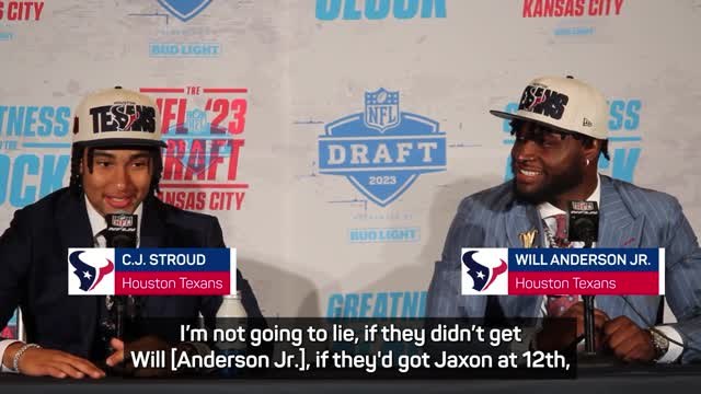 Stroud wanted Texans to sign college team-mate rather than Will Anderson Jr.