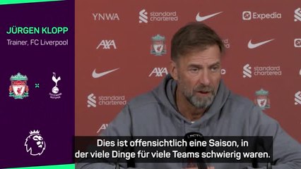 Klopp: "Saison hat uns ein paar Dinge gelehrt"