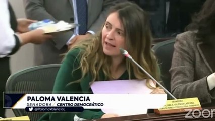 (EN VIDEO) La senadora Paloma Valencia, se opone al proyecto de ley que prohibe a la Policia montar en caballo