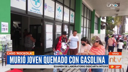 Fallece el joven de 24 años a causa de las fuertes quemaduras que sufrió cuando fue rociado con gasolina en una rockola